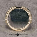 The "Odet" band in 14k yellow gold