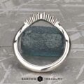 The Chevron "Rhine" band in platinum