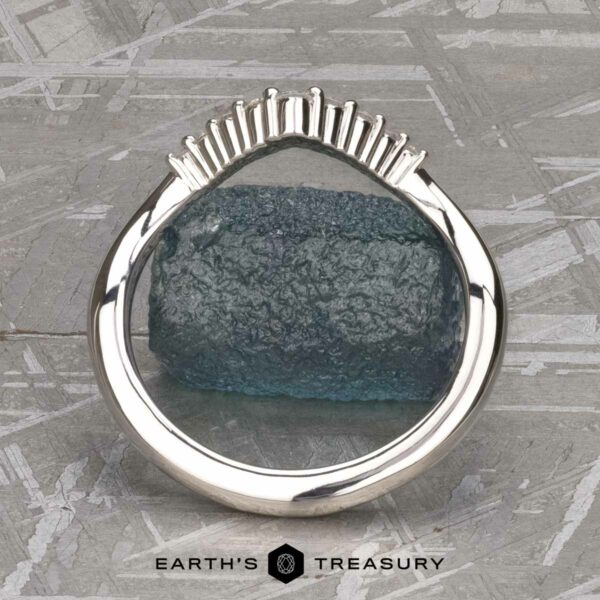 The Chevron "Rhine" band in platinum The Chevron "Rhine" band in platinum