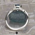 The “Chiron” ring in platinum with 1.06-Carat Montana Sapphire