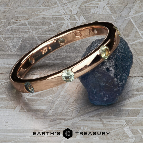 The "Somme" band in 14k rose gold The "Somme" band in 14k rose gold
