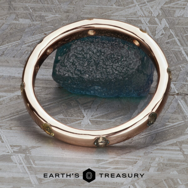 The "Somme" band in 14k rose gold The "Somme" band in 14k rose gold
