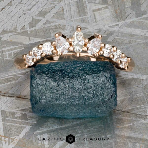 The "Meuse" band in 20k pink gold The "Meuse" band in 20k pink gold
