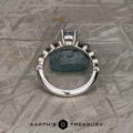 The “Cassiopeia” ring in platinum with 1.08-carat Montana Sapphire