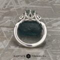 The “Elowen” in platinum with 1.19-carat Montana sapphire