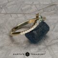 The "Carina" band in 14k yellow gold, variation with sapphires