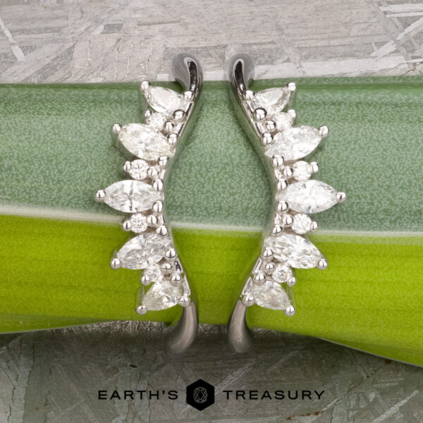 The "Alyona" Double Wedding Band Jacket in platinum The "Alyona" Double Wedding Band Jacket in platinum