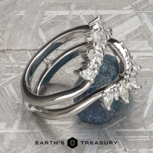 The "Alyona" Double Wedding Band Jacket in platinum