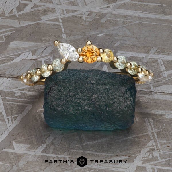 The "Ilana" Band in 14k yellow gold The "Ilana" Band in 14k yellow gold