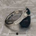 The "Isabella" Ring in platinum with 1.08-Carat Montana Sapphire