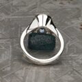 The "Corvus" Ring in platinum with 4.30-Carat Montana Sapphire