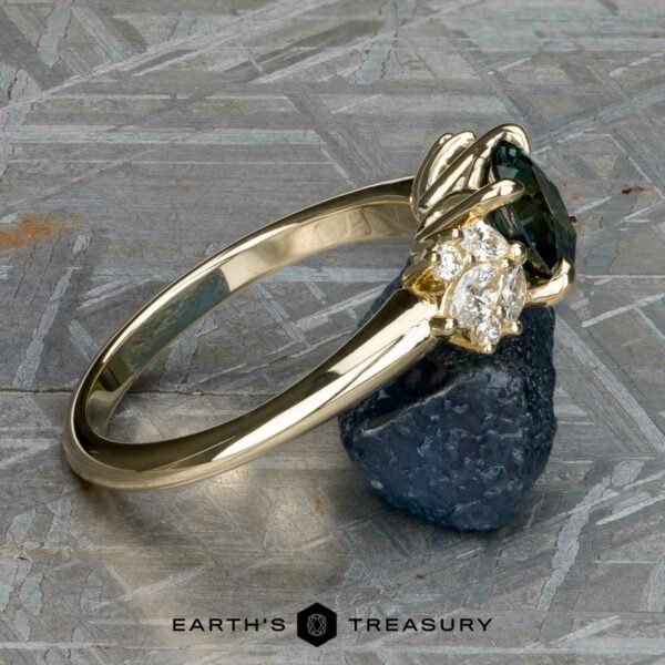 The “Rayne” ring in 14k yellow gold with 1.28-Carat Australian Sapphire The “Rayne” ring in 14k yellow gold with 1.28-Carat Australian Sapphire