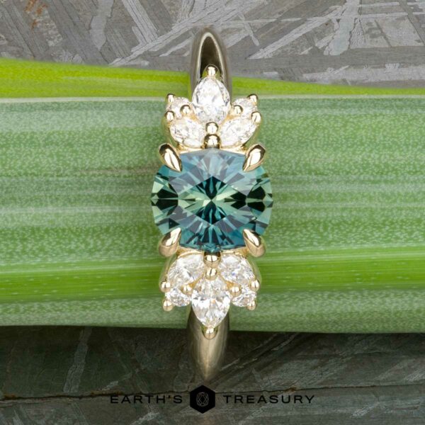 The “Rayne” ring in 14k yellow gold with 1.28-Carat Australian Sapphire The “Rayne” ring in 14k yellow gold with 1.28-Carat Australian Sapphire