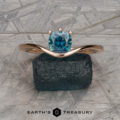 The "Ruenna" in 14k rose gold with 1.00-carat Montana sapphire