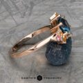 The Deluxe "Nebula" ring in 14k rose gold with 2.00-carat Montana sapphire
