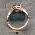 The Deluxe "Nebula" ring in 14k rose gold with 2.00-carat Montana sapphire
