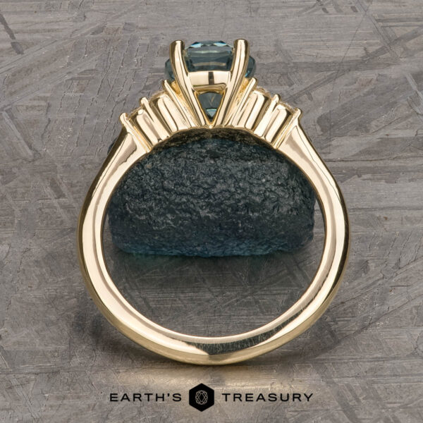 The "Kelli" ring in 14k yellow gold with 1.73-carat Montana sapphire The "Kelli" ring in 14k yellow gold with 1.73-carat Montana sapphire