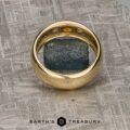 The "Hermes" ring in 18k yellow gold with 0.51-carat Montana sapphire