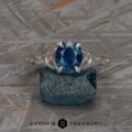 The “Guinevere” ring in platinum with 2.13-carat Montana sapphire