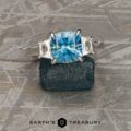 The "Damara" ring in platinum with 3.40-carat Montana sapphire