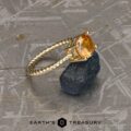 The “Winnie” in 14k yellow gold with 2.17-Carat Montana Sapphire