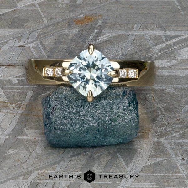 The "Keeley" ring in 14k yellow gold with 1.61-Carat Montana sapphire The "Keeley" ring in 14k yellow gold with 1.61-Carat Montana sapphire