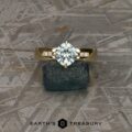 The "Keeley" ring in 14k yellow gold with 1.61-Carat Montana Sapphire