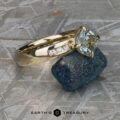 The "Keeley" ring in 14k yellow gold with 1.61-Carat Montana sapphire