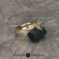 The "Keeley" ring in 14k yellow gold with 1.61-Carat Montana Sapphire