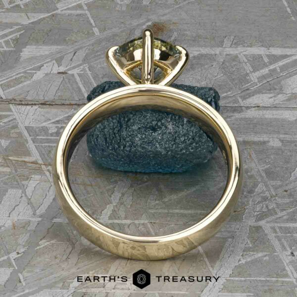 The "Keeley" ring in 14k yellow gold with 1.61-Carat Montana sapphire The "Keeley" ring in 14k yellow gold with 1.61-Carat Montana sapphire