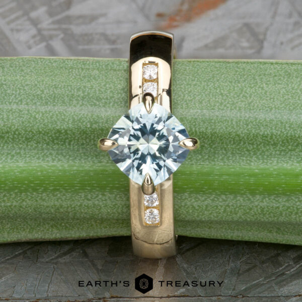 The "Keeley" ring in 14k yellow gold with 1.61-Carat Montana sapphire The "Keeley" ring in 14k yellow gold with 1.61-Carat Montana sapphire