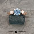 The "Harmonia" in 14k rose gold with 1.09-carat Montana sapphire
