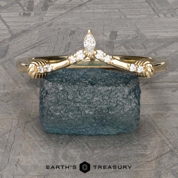 The "Cordelia" band in 14k yellow gold The "Cordelia" band in 14k yellow gold