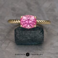 The "Winnie" ring in 14k yellow gold with 1.58-carat California tourmaline