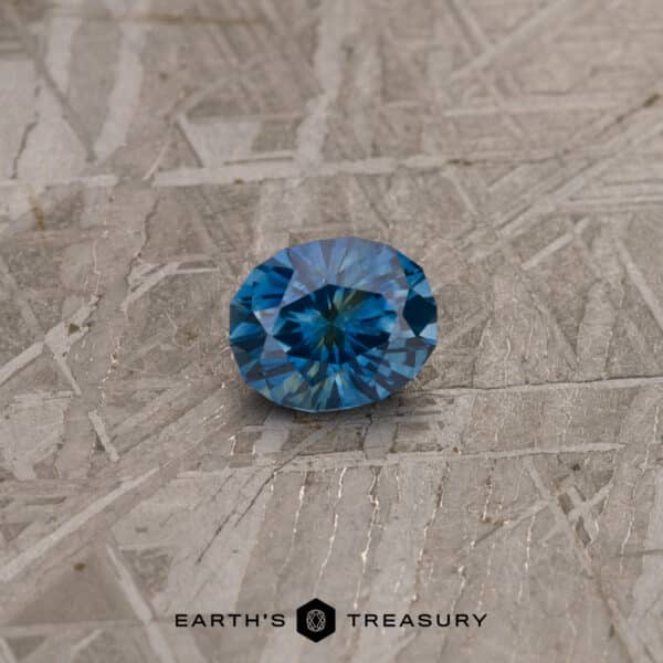 1.35-Carat Rich Blue-Yellow Particolored Montana Sapphire (Heate 1.35-Carat Rich Blue-Yellow Particolored Montana Sapphire (Heate