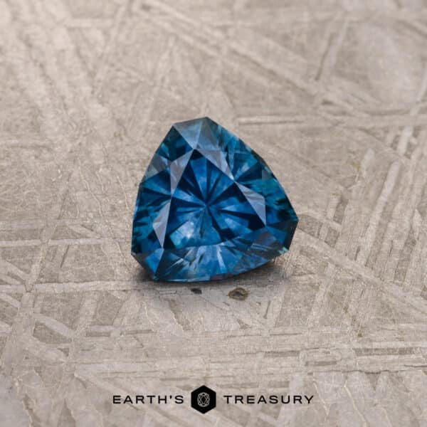 1.37-Carat Deep Blue Montana Sapphire (Heated)