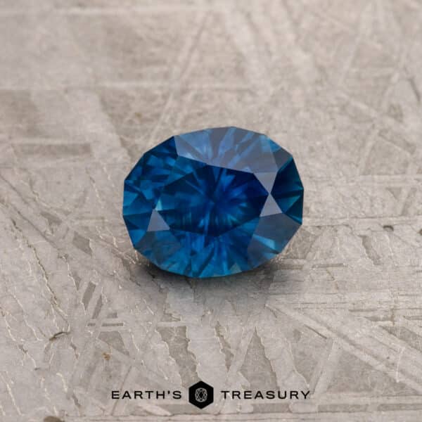 1.82-Carat Deep Blue Montana Sapphire (Heated)