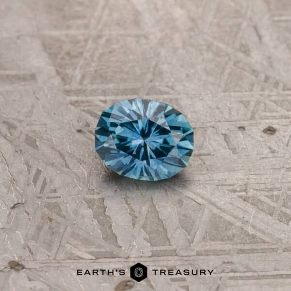 0.91-Carat Teal blue Montana Sapphire (Heated)