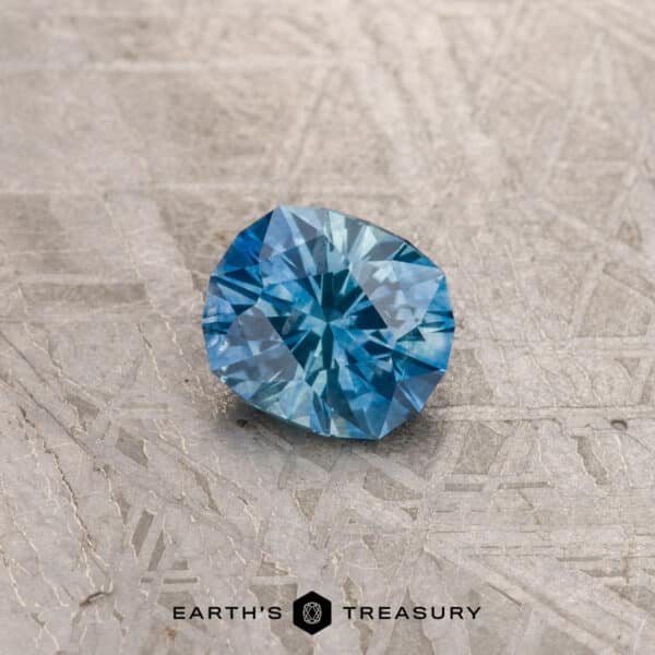1.29-Carat Blue-Teal Particolored Montana Sapphire (Heated)