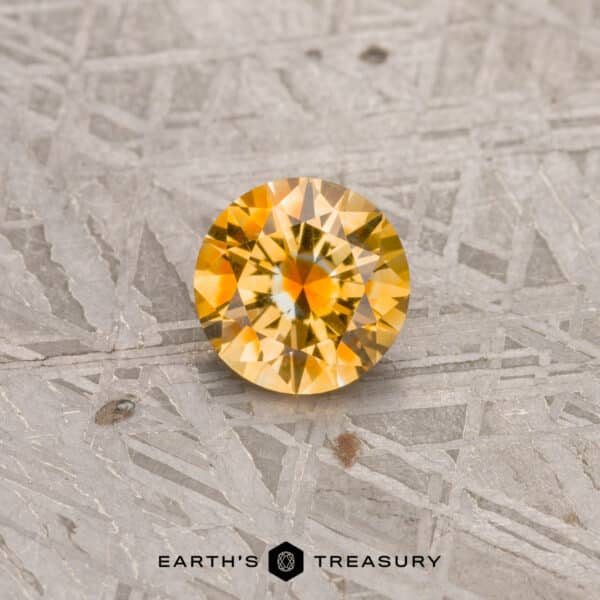 1.19-Carat Yellow-Orange Particolored Montana Sapphire (Heated)