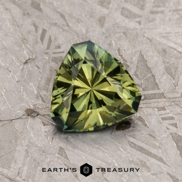 1.24-Carat Yellow-Green Particolored Australian Sapphire (Heated 1.24-Carat Yellow-Green Particolored Australian Sapphire (Heated