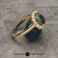 The "Cassandra" in 18k yellow gold with 1.79-carat Montana sapphire