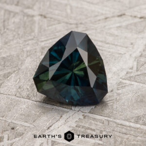1.28-Carat Midnight Blue-Green Australian Sapphire (Heated)