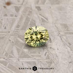 1.28-Carat Yellow-Green Particolored Australian Sapphire (Heated)