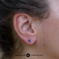 Premium 5x3 Pear-Cut Montana Sapphire Earrings- Teal Blue (Heated)
