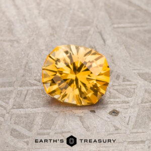 0.72-Carat Golden Yellow Montana Sapphire (Heated)