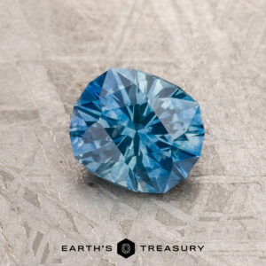 1.29-Carat Blue-Teal Particolored Montana Sapphire (Heated)