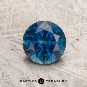 1.37-Carat Deep Peacock Blue Montana Sapphire (Heated)