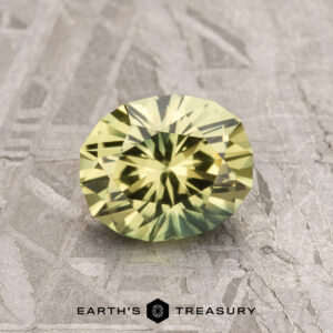 1.28-Carat Yellow-Green Particolored Australian Sapphire (Heated)