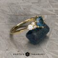 The "Estelle" ring in 18k yellow gold with 1.25-Carat Montana Sapphire